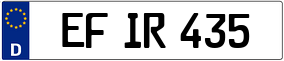 Truck License Plate